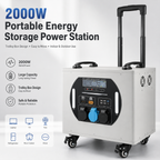2000W trolley box energy storage mobile power station (LA series 1.5-3 kWh)