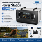 3000W  Portable Power Station  (D series 2.56kwh-3.84kWh)