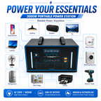 3KW Energy Storage Mobile Power Station （G-series 2048Wh-3072Wh）