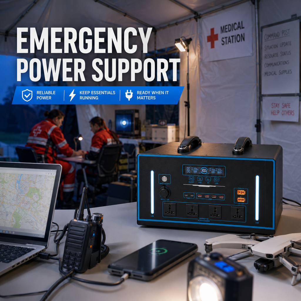 3KW Energy Storage Mobile Power Station （G-series 2048Wh-3072Wh）