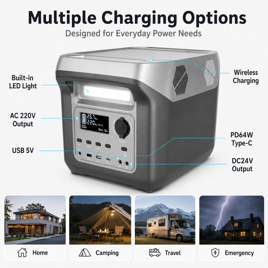 1000W Portable Power Station  Quotation (F Series 640-1024Wh)