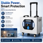 5KW trolley box energy storage mobile power station (LA series 4.096-8.038KWh)