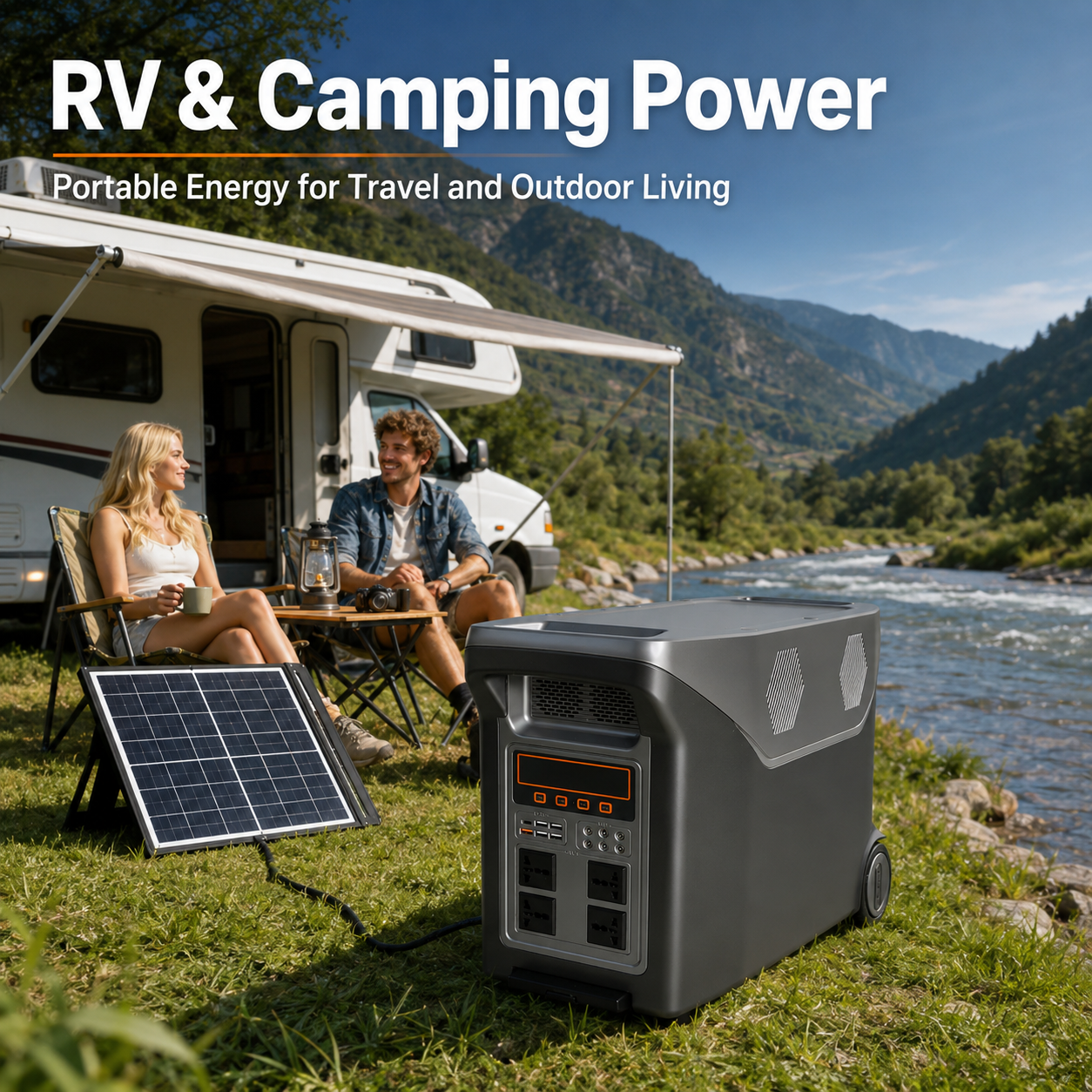 5KW trolley box energy storage mobile power station (FL series 4096-5888Wh)