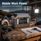 2000W  Portable Power Station (F Series 1536-2636.8Wh)