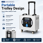 5KW trolley box energy storage mobile power station (LA series 4.096-8.038KWh)