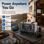 2000W energy storage mobile power station (D series 1.5-3kWh)