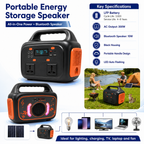 300W AI Portable Power Bank with Built-in Speaker (LY Series)
