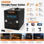 1KW  Portable Power Station （B-series 700Wh-1.1KWh）