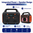 300W AI Portable Power Bank with Built-in Speaker (LY Series)