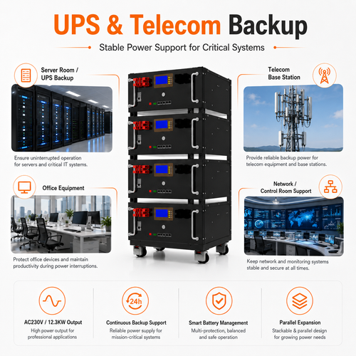 12.3KW Energy storage power station (C-series 15360Wh-40960Wh)
