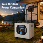 2000W trolley box energy storage mobile power station (LA series 1.5-3 kWh)