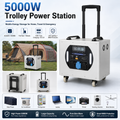 5KW trolley box energy storage mobile power station (LA series 4.096-8.038KWh)