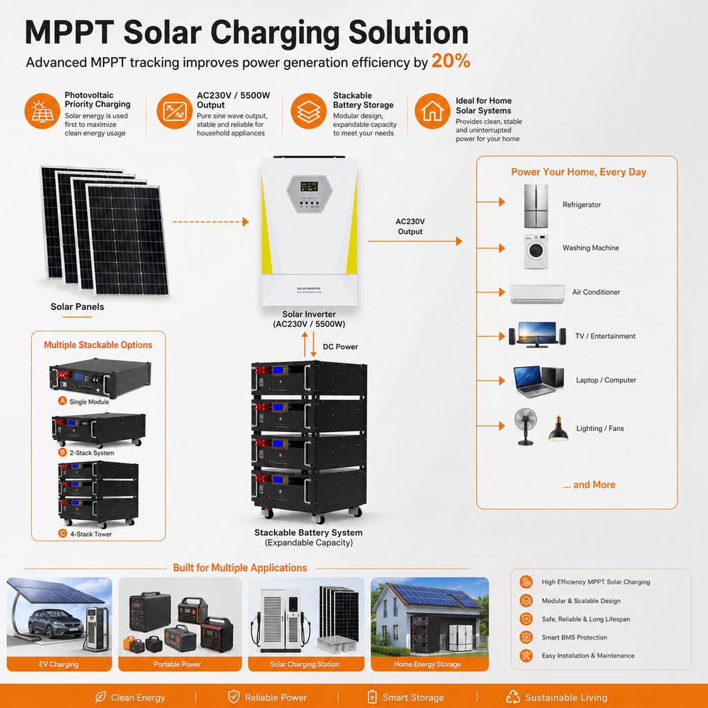 5.5KW Energy storage power station (C-series 5120Wh-20480Wh)