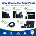 Solar photovoltaic panels
