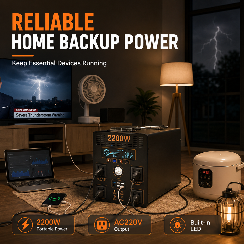 2.2KW Energy storage power (B-series 1500Wh-2560Wh)