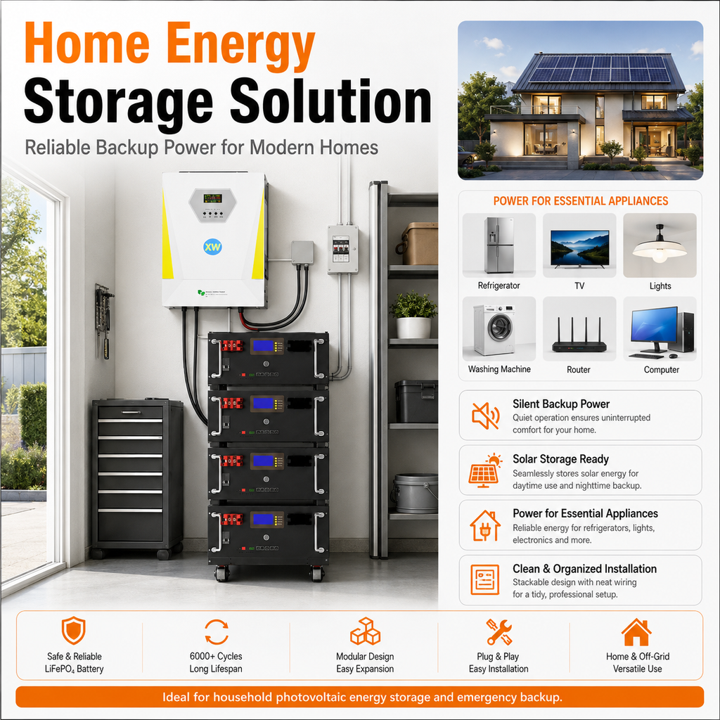 8.3KW Energy storage power station (C-series 5120Wh-20480Wh)