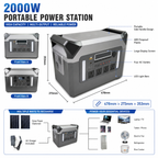 2000W  Portable Power Station (F Series 1536-2636.8Wh)