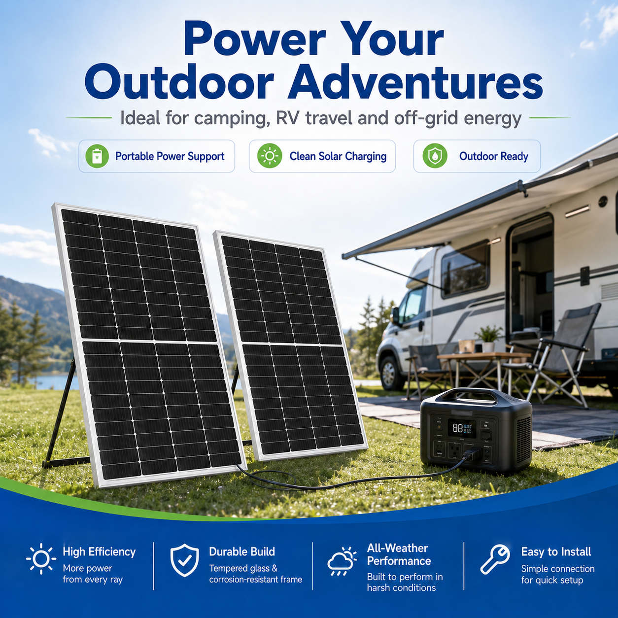 Solar photovoltaic panels