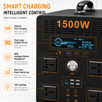 1.5KW energy storage power (B-series 1100Wh-2048Wh)