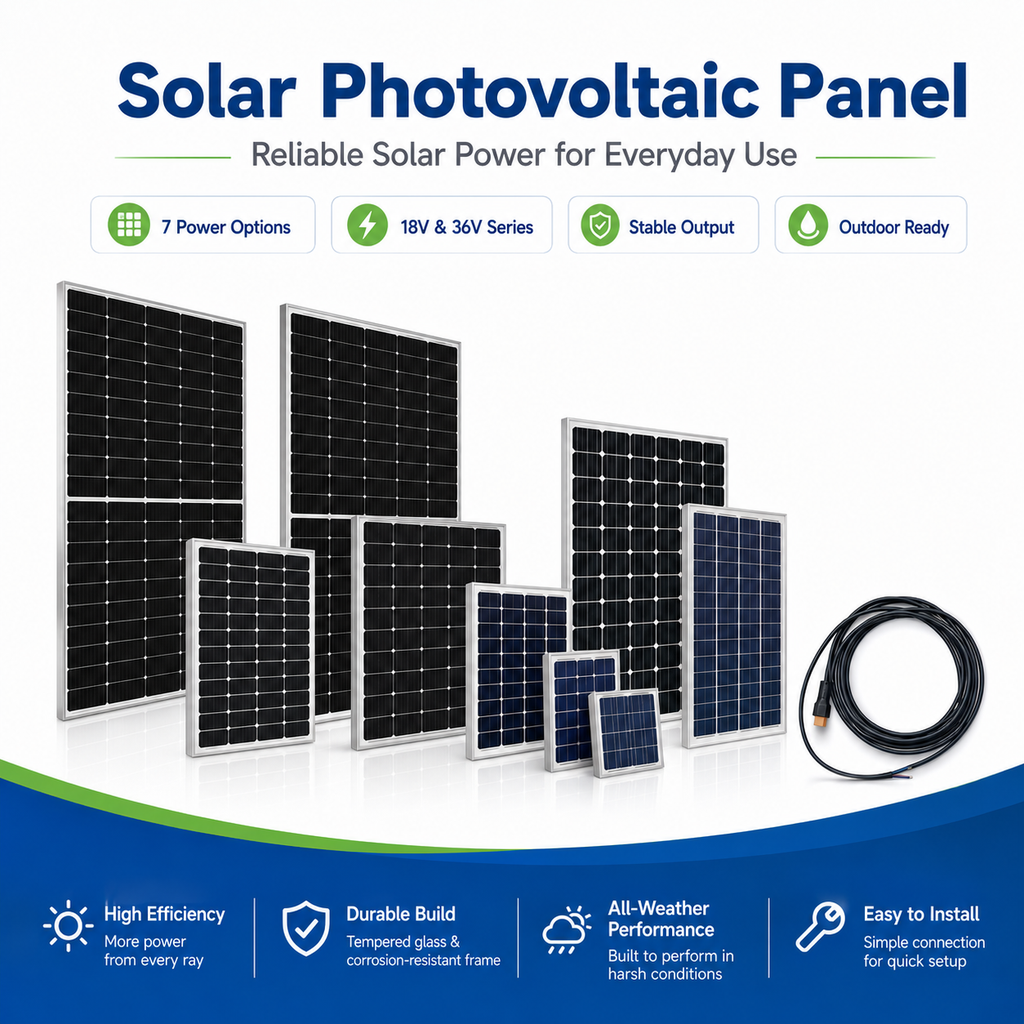 Solar photovoltaic panels