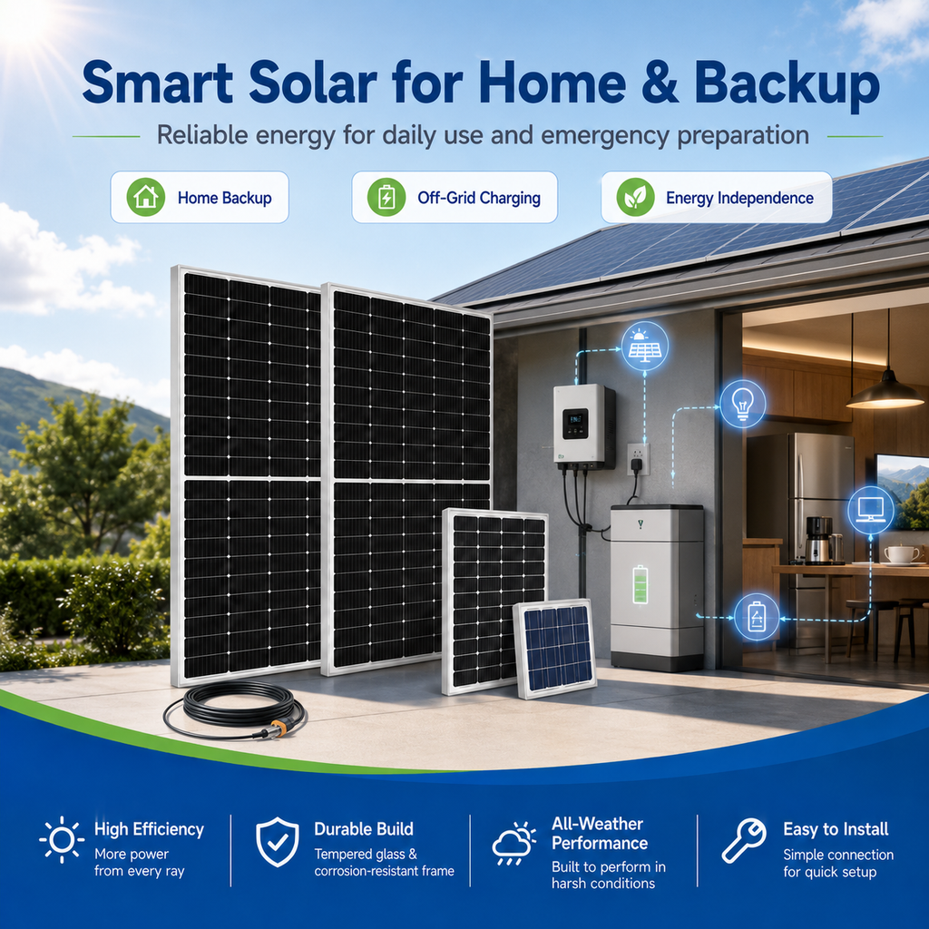 Solar photovoltaic panels